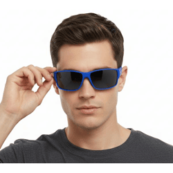 Champion Sport Sonnenbrille Herren Sport-Brille polarisierte Urlaubs-Brille UVA&UVB Schutz CU514602 Blau