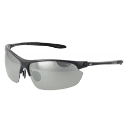 Champion Sport Sonnenbrille Herren Sport-Brille verspiegelte Urlaubs-Brille polarisiert Filterkategorie 3 CU513002 Grau