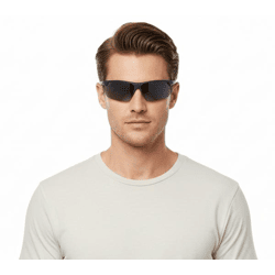 Champion Sport Sonnenbrille Herren Sport-Brille verspiegelte Urlaubs-Brille polarisiert Filterkategorie 3 CU513003 Dunkelblau