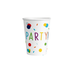 Confetti Birthday - 8 cups - 250 ml