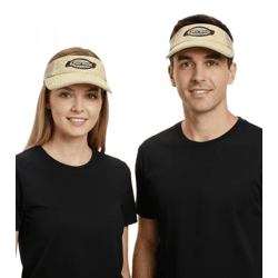 Corona Extra Unisex Visor-Cap stylische Sommer-Cap Sonnen-Blende mit Stroh 5369COR Beige