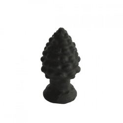 Countryfield Skulptur Tannenzapfen Celine S schwarz 8 cm