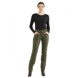 DAINESE Casual Regular Lady Tex Damen Motorrad-Hose mit Pro-Shape 2.0-Protektoren Motorrad-Jeans Motorsport-Hose 202755153 Grün