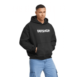 DEF MERCH Hoodies in Jet Black
