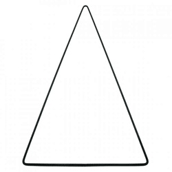 Dekoration DIY Weihnachtsbaum Metall schwarz 55 cm