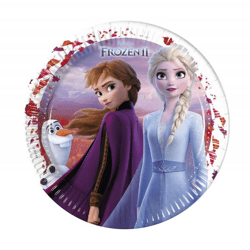 Disney Frozen 2 / The Ice Queen 2 - Party plate Ø23cm, 8 pcs.