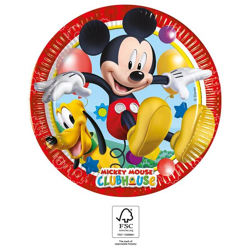 Disney Mickey Mouse - 8 Pappteller - 20 cm