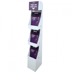 Display A4 brochure holder plexi 147 cm B-choice/used