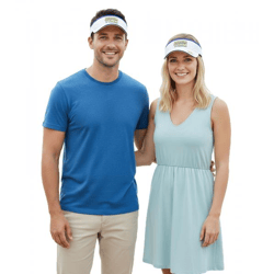 Drinking Team Unisex Visor-Cap stylische Baumwoll-Cap Party-Accessoire 7178BOY Weiß