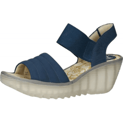 Elegante FLY London Sandalen Schlupfschuhe für Damen P501414 002 Blau
