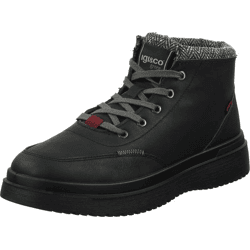 Elegante igi&co Stiefelette Schnürschuhe für Herren 46490 00 Schwarz