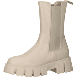 Elegante LAZAMANI Stiefelette Schlupfschuhe für Damen 55.084 ecru Beige