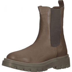 Elegante LAZAMANI Stiefelette Schlupfschuhe für Damen 67.071 taupe Beige