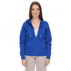 Elevate Arora Damen Sweat-Jacke mit Kapuze 300 g/m2 schlichte Baumwoll-Jacke Pullover 3821244 Blau
