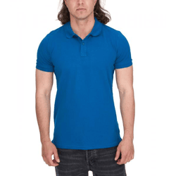 ELEVATE Calgary Herren Polo-Shirt Baumwolle Polo-Hemd Pique-Strick 200 g/m² 3808052 Blau