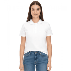 ELEVATE Helios Damen Polo-Shirt Baumwolle Polo-Hemd Pique-Strick 180 g/m² 3810701 Weiß