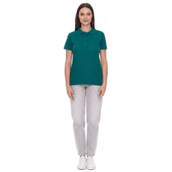 ELEVATE Helios Damen Polo-Shirt Baumwolle Polo-Hemd Pique-Strick 180 g/m² 3810760 Forest Dunkel-Grün