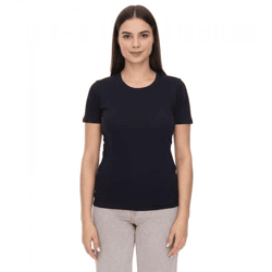 ELEVATE Heros Damen T-Shirt schlichtes Baumwoll-Shirt 150 g/m2 Basic-Shirt Unterzieh-Shirt 3802999 Schwarz