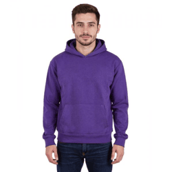 European League of Football Plain Cotton Hoodies Tillandsia Purple