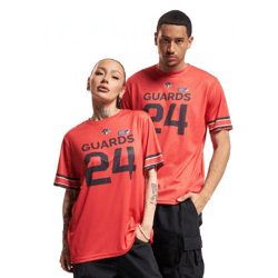European League Of Football Helvetic Guards Unisex Trikot mit „GUARDS 24“ Aufdruck Sport-Shirt Rot