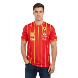Extravagant PUMA X Scuderia Ferrari F1 2024 Men's Soccer Jersey, Canadian GP Jersey 701227995 002 Red
