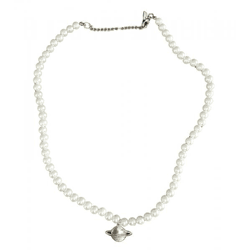 fainz Unisex Pearl Kette mit Planet Perlen 