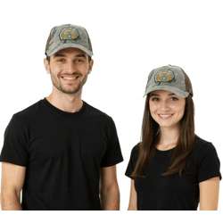 FALL OUT BOY alternative Rockband Baseball-Cap mit Logo Stickerei Trucker-Cap Camouflage TC104185FOB Grün/Braun