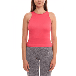 FAYN SPORTS Seamless Women's Crop Top—Breathable and Moisture-Wicking Sports Shirt 54560720 Pink
