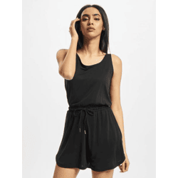 feminines Urban Classics Damen Kleid Taschen 200 g/m² Schwarz