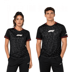 Formula 1 F1 Unisex Crew Neck Shirt with Subtle Camouflage Print Sports Jersey 701222547 001 Black/Red