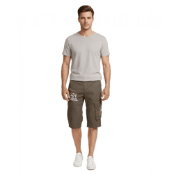 FQ1924 Mael Herren Freizeit-Bermuda Cargo-Shorts Baumwoll-Hose Sommer-Hose 21900196 180515 Olive