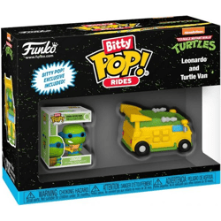 Funko 83626 - Bitty POP! Rides - Teen Mutant Ninja Turtles Leonardo with Turtle Van