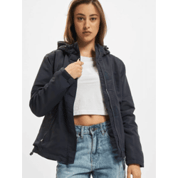 funktionale Brandit Damen Jacke Reißverschluss Klettverschluss Navy