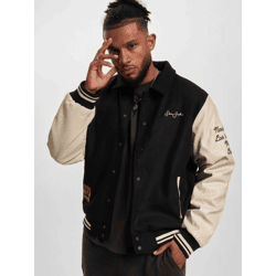 funktionale Sean John Herren Jacke Taschen Rippstrick mit Baumwolle Schwarz