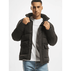 funktionale URBAN CLASSICS Herren Jacke Reißverschluss 68 g/m² Schwarz