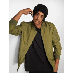 funktionale URBAN CLASSICS Herren Jacke Reißverschluss Taschen 78 g/m² Khaki