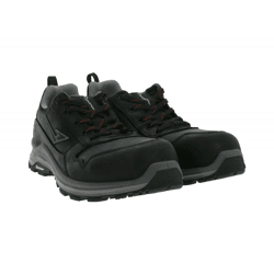 GARSPORT Kele Low S3 Herren & Damen Sicherheits-Schuhe mit Michelin-Arrow-HRO-Gummisohle Arbeits-Schuhe GDS1090018 0003 Schwarz