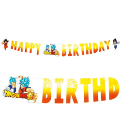 GIRLANDE PAPIER ALLES GUTE ZUM GEBURTSTAG DRAGON BALL SUPER © 200 cm x 16 cm