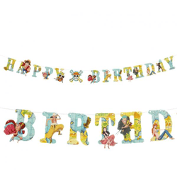 GIRLANDE PAPIER ALLES GUTE ZUM GEBURTSTAG ONE PIECE © 200 cm x 16 cm