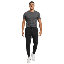 Gomorrha Du Maroc Leo Flockprint Sweatpant schwarz