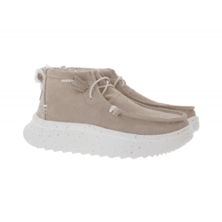 HEY DUDE Wendy Peak Damen Schlupf-Stiefelette im Mokassin-Look mit Wechselfußbett und Echtleder 40411-684 Altrosa