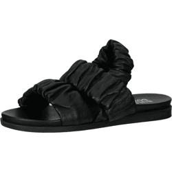Hochwertige BULLBOXER Sandalen Schlupfschuhe für Damen 532001T1L BLAC Schwarz