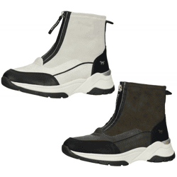 Hochwertige MUSTANG Stiefelette Winter-Boots für Damen mit Reißverschluss 1438-501 Grün oder Weiß