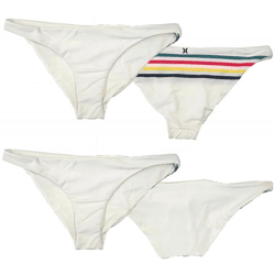 Hurley Quick Dry Pendleton Glacier Women's Reversible Bikini Bottom, Striped Swimwear, Bikini Bottom AJ9508 133 Beige