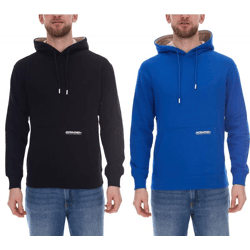JACK & JONES Elegacy Herren Hoodie Kapuzen-Pullover Baumwoll-Sweater 12256534 in Schwarz oder Blau