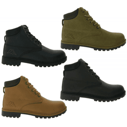 Kappa Logo Tennessee 2 Herren Winter-Stiefelette Schnür-Boots in Kunstleder-Optik 303UY90 Braun oder Schwarz