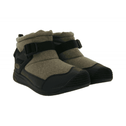 KEEN Hoodromeo Herren Winter-Stiefelette mit Fleece-Futter Schnee-Schuhe bis -20 Grad isolierende Winter-Stiefel 1026795 Beige/Schwarz