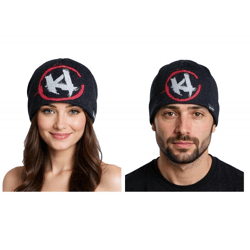 Killer Instinct Beanie kuschelige Gaming-Mütze stylische Strick-Beanie Fan-Artikel KC230307RAR Schwarz