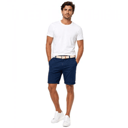 Classic 11 PROJECT PRFribus Men's Chino Shorts, Includes Belt with Button and Zipper, Shorts 20714807ME-194024 Blue