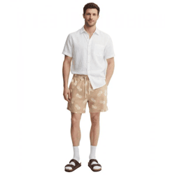 klassische BLEND Herren Freizeit-Shorts mit Kordelzug Shorts auch in großen Größen 20715497-161104 Beige